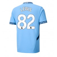 Camisa de time de futebol Manchester City Rico Lewis #82 Replicas 1º Equipamento 2024-25 Manga Curta